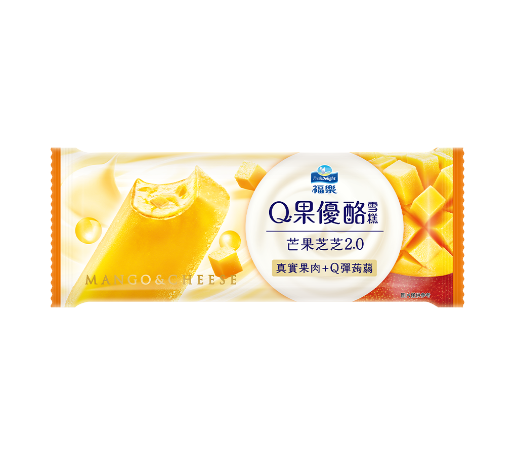 福樂Q果優酪雪糕芒果芝芝