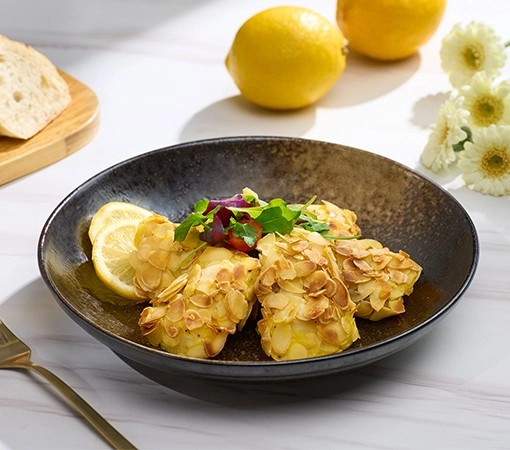 杏仁鱒魚排 杏仁鱒魚排