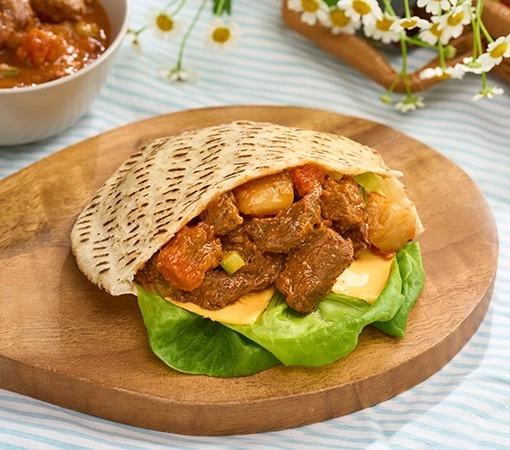 鄉村風香草牛肉口袋吐司 鄉村風香草牛肉口袋吐司