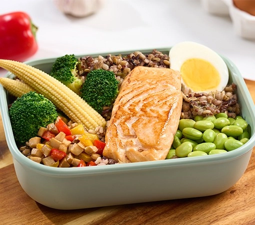 鮮蔬鮭魚便當 鮮蔬鮭魚便當