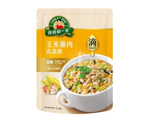 玉米雞肉高湯粥