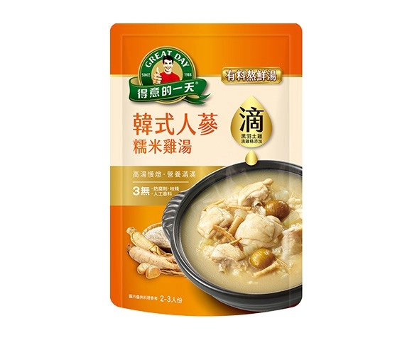 韓式人蔘糯米雞湯