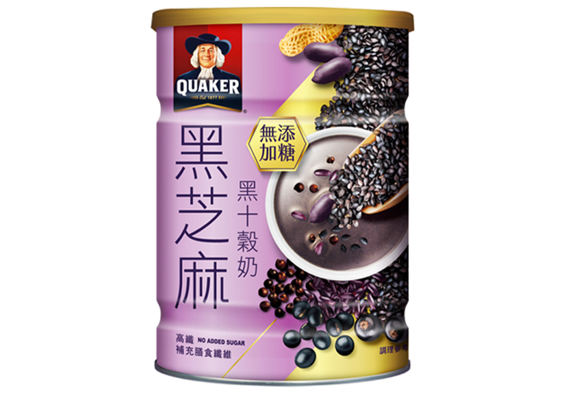 黑芝麻黑十穀奶(無添加糖)