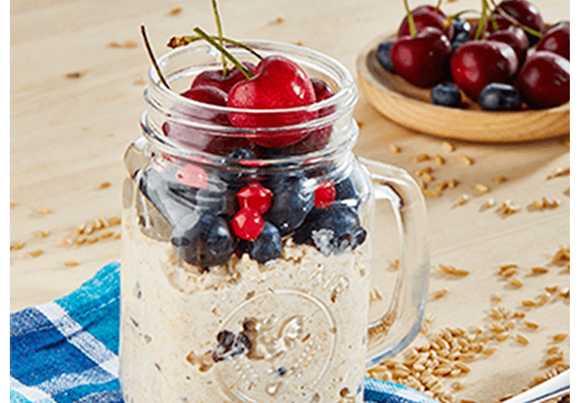 櫻桃藍莓冰冰燕麥片