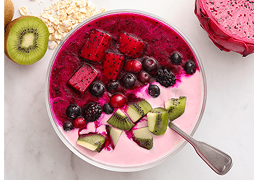 火龍果綜合冰冰燕麥片