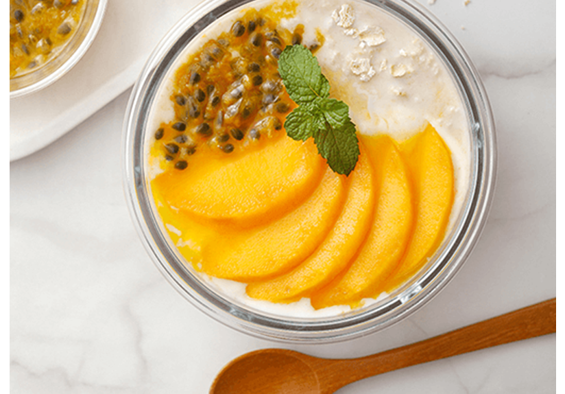 百香芒果冰冰燕麥片