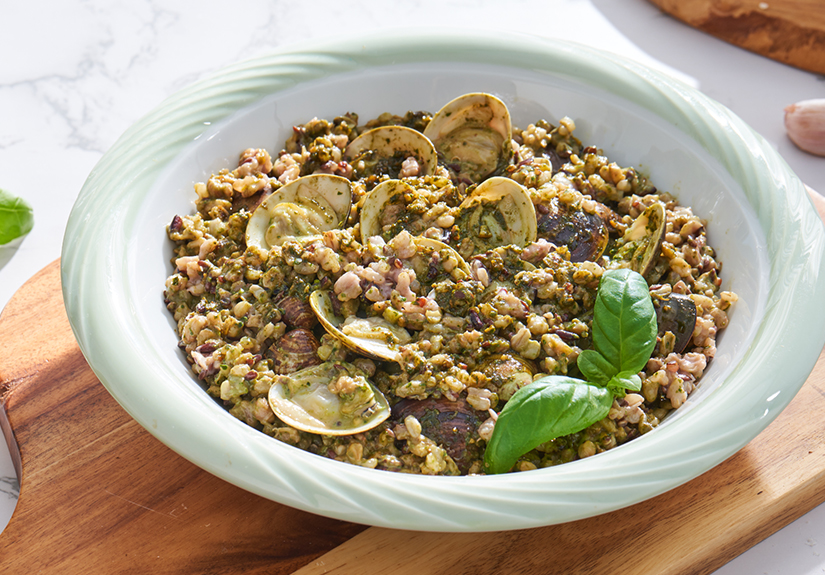 榖蠣爆棚青醬燉飯