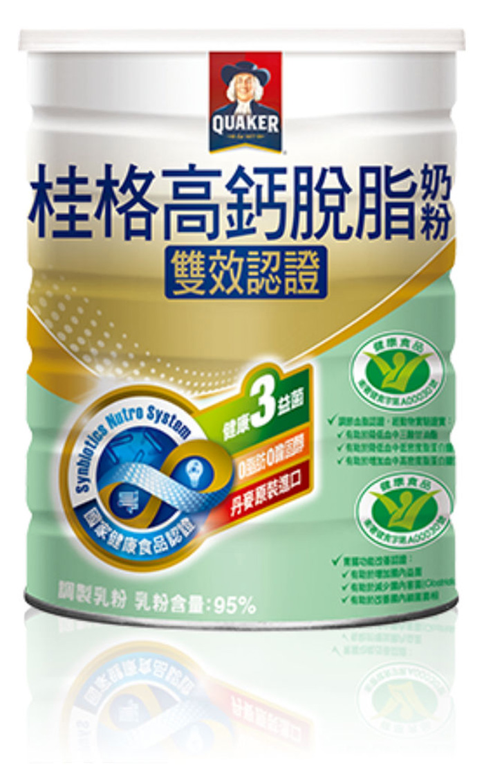桂格雙認證高鈣脫脂奶粉
