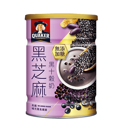 Quaker Black sesame milk powder no sugar added 2021 Silver 🎖