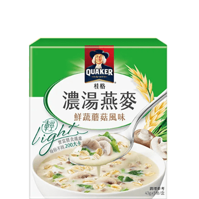 Quaker Savory Oatmeal – Veggie with mushroom 2021