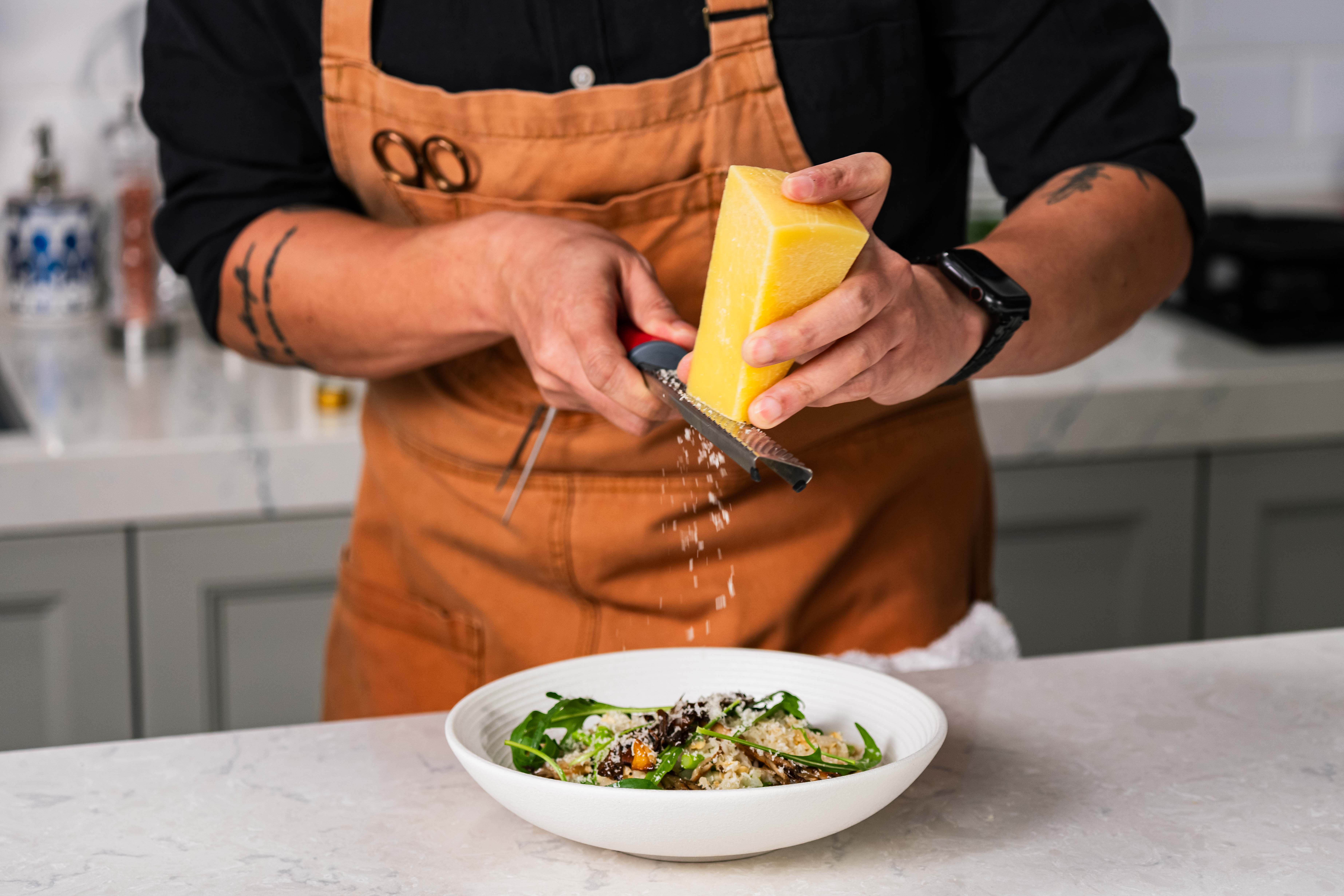 【居家好代謝食譜】蘆筍燕麥舞菇起司燉飯 【居家好代謝食譜】蘆筍燕麥舞菇起司燉飯